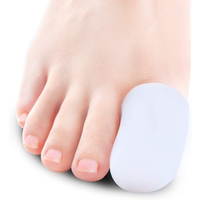 Gel Toe Cap & Protector Cushions and Protects to Provide Relief from Missing or Ingrown Toenails, Corns, Blisters, Hammer Toes