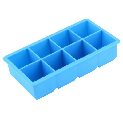 8 X 2 Inch Ice Cubes Silicone Ice Mold Maker Large silicone Ice Cube Tray