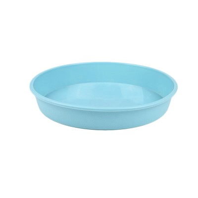 Kitchen Baking Tool 9 Inches Round Shape Silicone Sheet Cake Pan Baking Mold Red Blue Pink