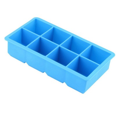 LFGB standard large size 8 Cavity custom silicone ice cube tray