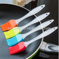 Food Grade silicone basting brush BBQ Cooking Oil Brush with Plastic Handle