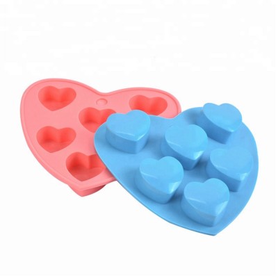 Hot sale heart shape soap silicone mold makers, soap molds silicone