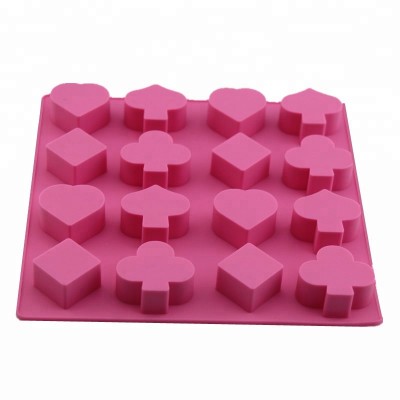 Popular 2020 hot sell funny silicone cake mold body, wholesale cake mould silicone poker shape