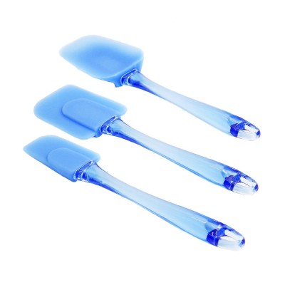 Hot Selling Food grade Silicone Cooking Tools Silicone Shovel Silicone Scraper Spatula with Clear Handle