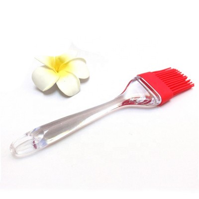 Food Grade Mini Basting Brush Silicone Pastry Brush Oil Brush with Clear Handle for Cooking Cake