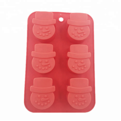 Christmas theme food grade silicone rubber mould, wholesale mould silicone, baking tools mold cake snowman