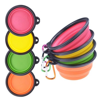 Vivifying Small Collapsible Dog Bowls BPA Free Foldable Travel Dog Bowl for Feed /Water