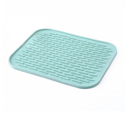 BPA Free Silicone Folding Dish Drainer Mat Dish Drying Mat