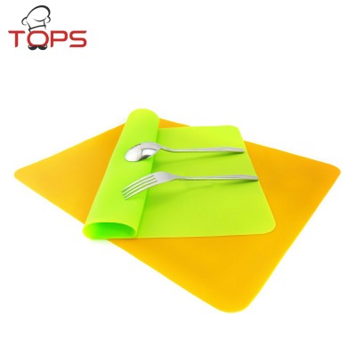 BPA free silicone baby placemat, wholesale silicone heat mat, food grade silicone placemat for kid